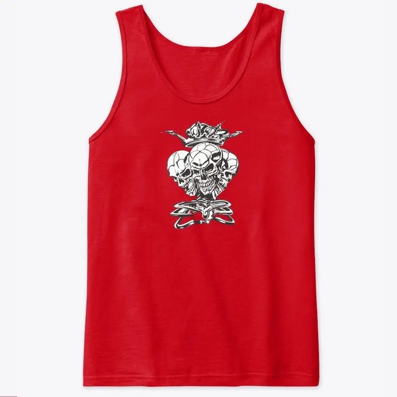 Skull Pattern Classic Tank Top